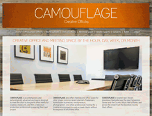 Tablet Screenshot of camouflagecreativeoffices.com
